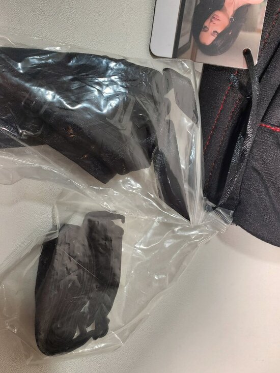 Bustier Corset – Black with Red Stitching & Ribbon Tie– Size L – NWT - Picture 10 of 16